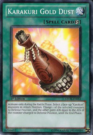 Karakuri Gold Dust (STOR-EN053) - Storm of Ragnarok 1st Edition