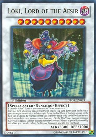Loki, Lord of the Aesir (STOR-EN039) - Storm of Ragnarok Unlimited