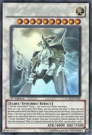 Odin, Father of the Aesir (Ghost Rare) (STOR-EN040) - Storm of Ragnarok Unlimited