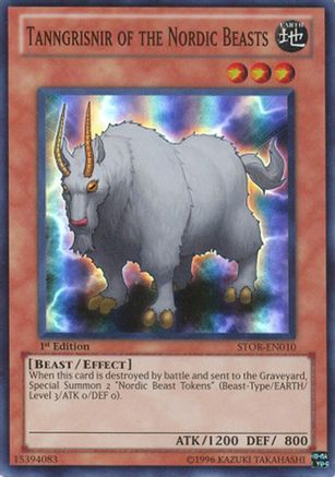 Tanngrisnir of the Nordic Beasts (STOR-EN010) - Storm of Ragnarok 1st Edition