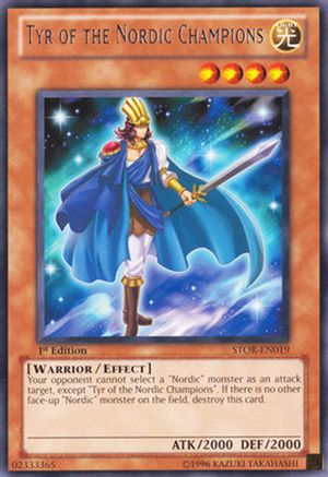 Tyr of the Nordic Champions (STOR-EN019) - Storm of Ragnarok Unlimited
