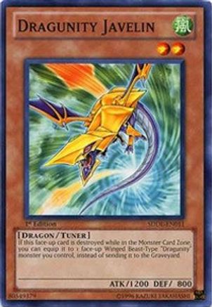 Dragunity Javelin (SDDL-EN011) - Structure Deck: Dragunity Legion 1st Edition