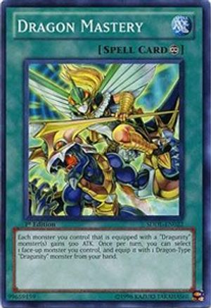Dragon Mastery (SDDL-EN022) - Structure Deck: Dragunity Legion 1st Edition