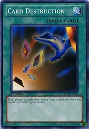 Card Destruction (SDDL-EN030) - Structure Deck: Dragunity Legion 1st Edition