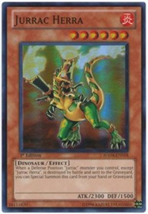 Jurrac Herra (HA04-EN018) - Hidden Arsenal 4 1st Edition