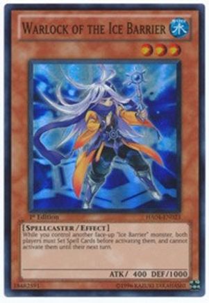 Warlock of the Ice Barrier (HA04-EN023) - Hidden Arsenal 4 Unlimited