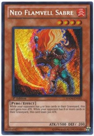 Neo Flamvell Sabre (HA04-EN035) - Hidden Arsenal 4 Unlimited