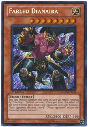 Fabled Dianaira (HA04-EN043) - Hidden Arsenal 4 1st Edition