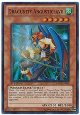 Dragunity Angusticlavii (HA04-EN047) - Hidden Arsenal 4 1st Edition