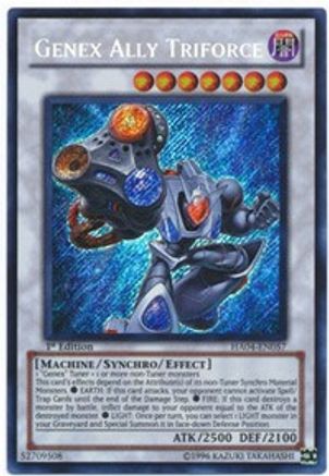 Genex Ally Triforce (HA04-EN057) - Hidden Arsenal 4 Unlimited