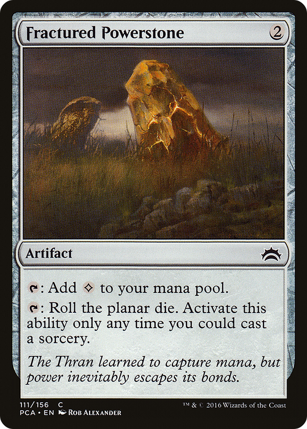 Fractured Powerstone [Planechase Anthology]