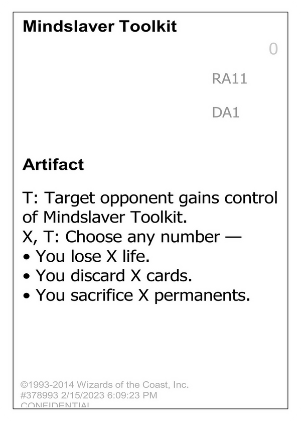 Mindslaver Toolkit (UNK-RA11A) - Unknown Event