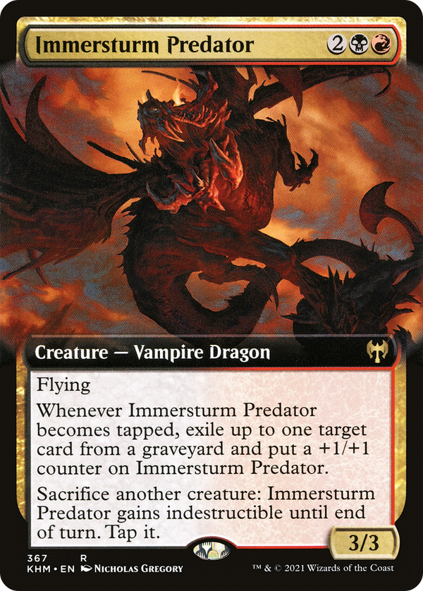 Immersturm Predator (Extended Art) [Kaldheim]
