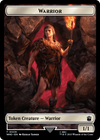 Warrior // Dinosaur Double-Sided Token [Doctor Who Tokens]