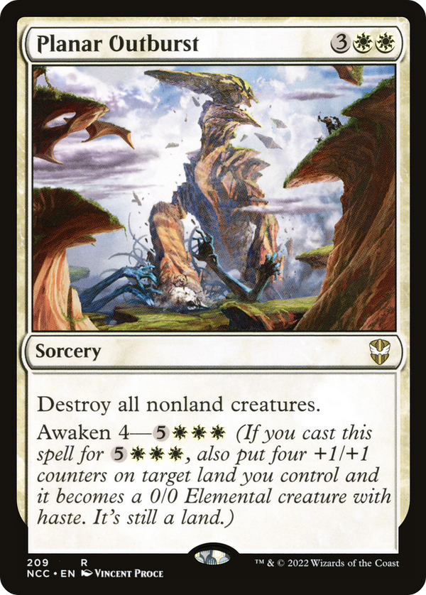 Planar Outburst [Streets of New Capenna Commander]