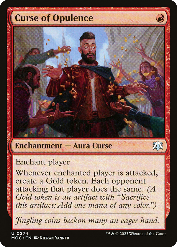 Curse of Opulence [March of the Machine Commander]