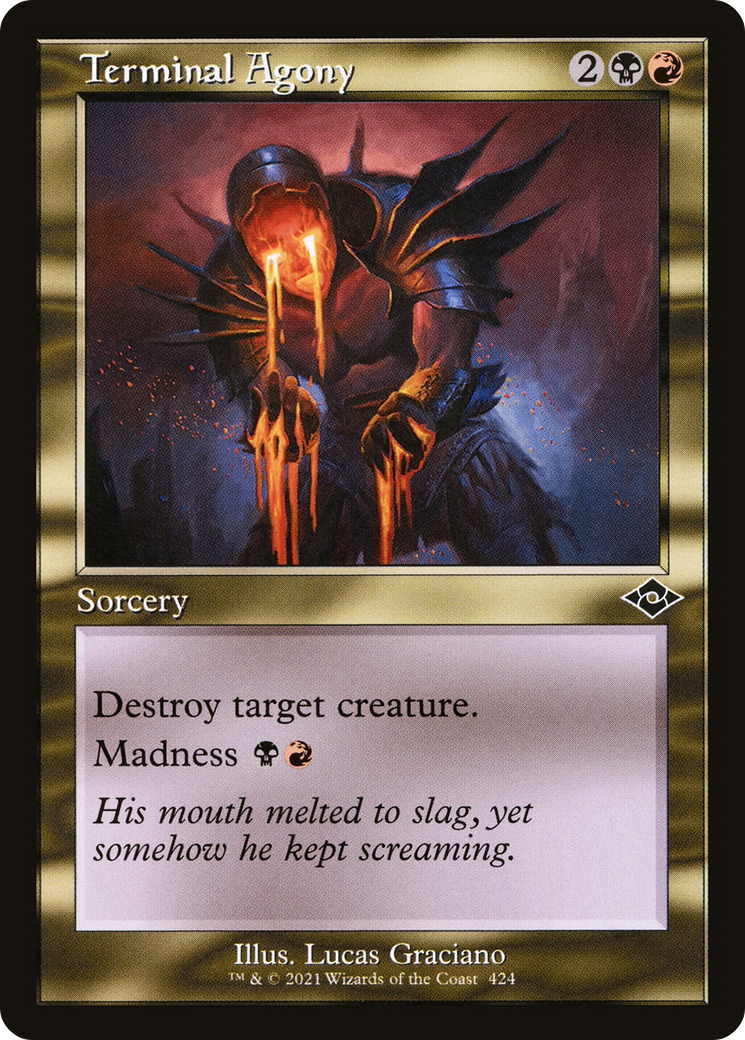 Terminal Agony (Retro Foil Etched) [Modern Horizons 2]