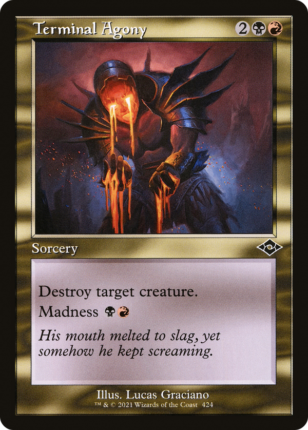 Terminal Agony (Retro Foil Etched) [Modern Horizons 2]