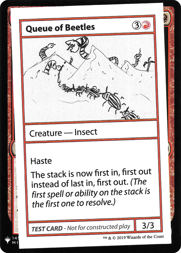 Queue of Beetles [Mystery Booster Playtest Cards]