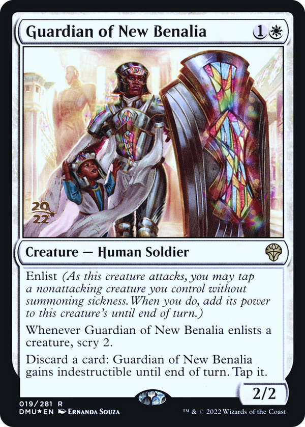 Guardian of New Benalia [Dominaria United Prerelease Promos]
