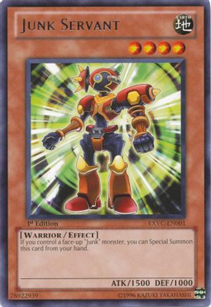 Junk Servant (EXVC-EN001) - Extreme Victory 1st Edition