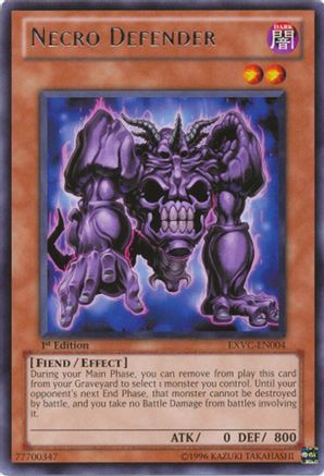 Necro Defender (EXVC-EN004) - Extreme Victory 1st Edition