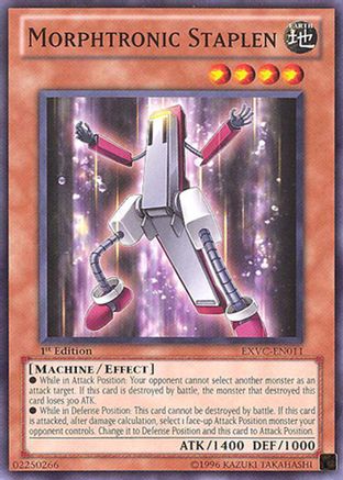 Morphtronic Staplen (EXVC-EN011) - Extreme Victory 1st Edition