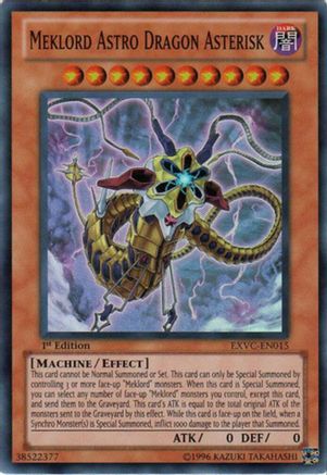 Meklord Astro Dragon Asterisk (EXVC-EN015) - Extreme Victory 1st Edition