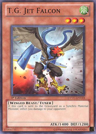 T.G. Jet Falcon (EXVC-EN018) - Extreme Victory 1st Edition