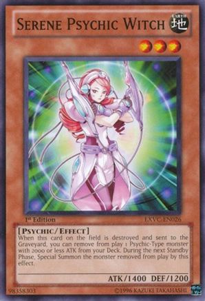 Serene Psychic Witch (EXVC-EN026) - Extreme Victory 1st Edition