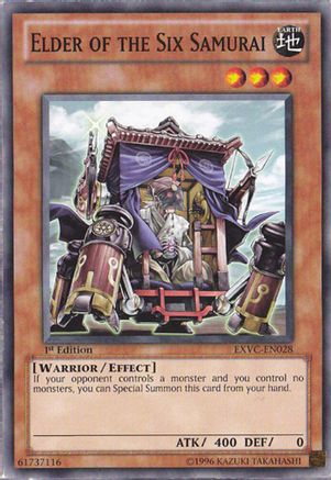 Elder of the Six Samurai (EXVC-EN028) - Extreme Victory 1st Edition