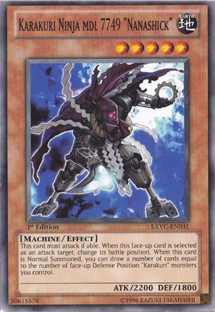 Karakuri Ninja mdl 7749 "Nanashick" (EXVC-EN031) - Extreme Victory Unlimited