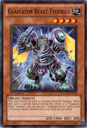 Gladiator Beast Tygerius (EXVC-EN034) - Extreme Victory 1st Edition