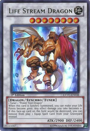 Life Stream Dragon (EXVC-EN038) - Extreme Victory 1st Edition