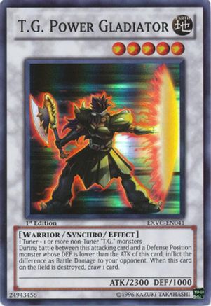 T.G. Power Gladiator (EXVC-EN041) - Extreme Victory 1st Edition