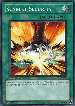 Scarlet Security (EXVC-EN045) - Extreme Victory Unlimited