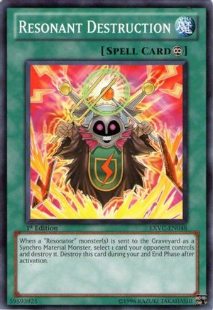 Resonant Destruction (EXVC-EN048) - Extreme Victory 1st Edition