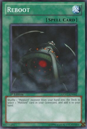 Reboot (EXVC-EN052) - Extreme Victory 1st Edition