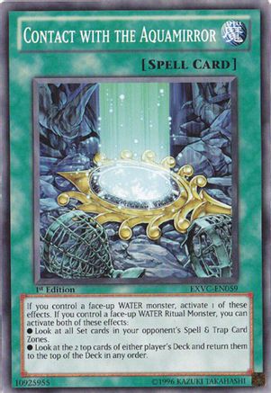 Contact with the Aquamirror (EXVC-EN059) - Extreme Victory Unlimited