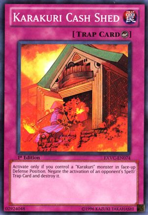Karakuri Cash Shed (EXVC-EN074) - Extreme Victory 1st Edition