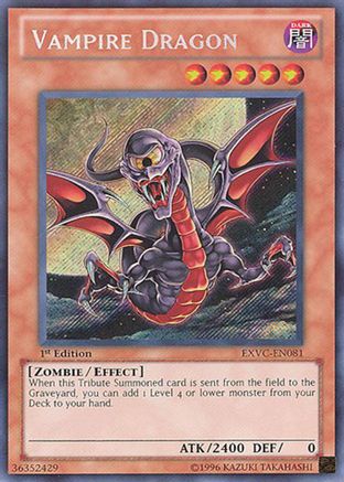 Vampire Dragon (EXVC-EN081) - Extreme Victory 1st Edition