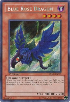 Blue Rose Dragon (EXVC-EN099) - Extreme Victory 1st Edition