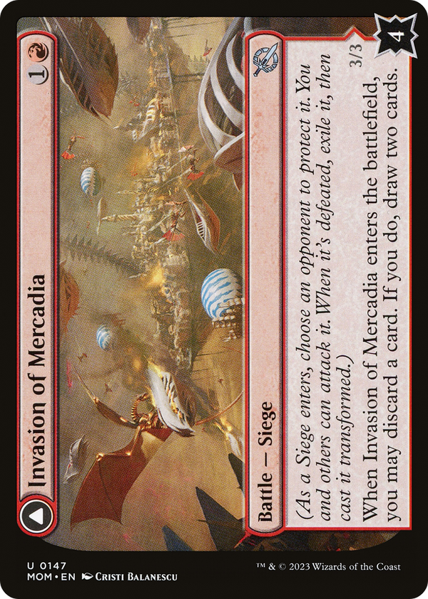 Invasion of Mercadia // Kyren Flamewright [March of the Machine]