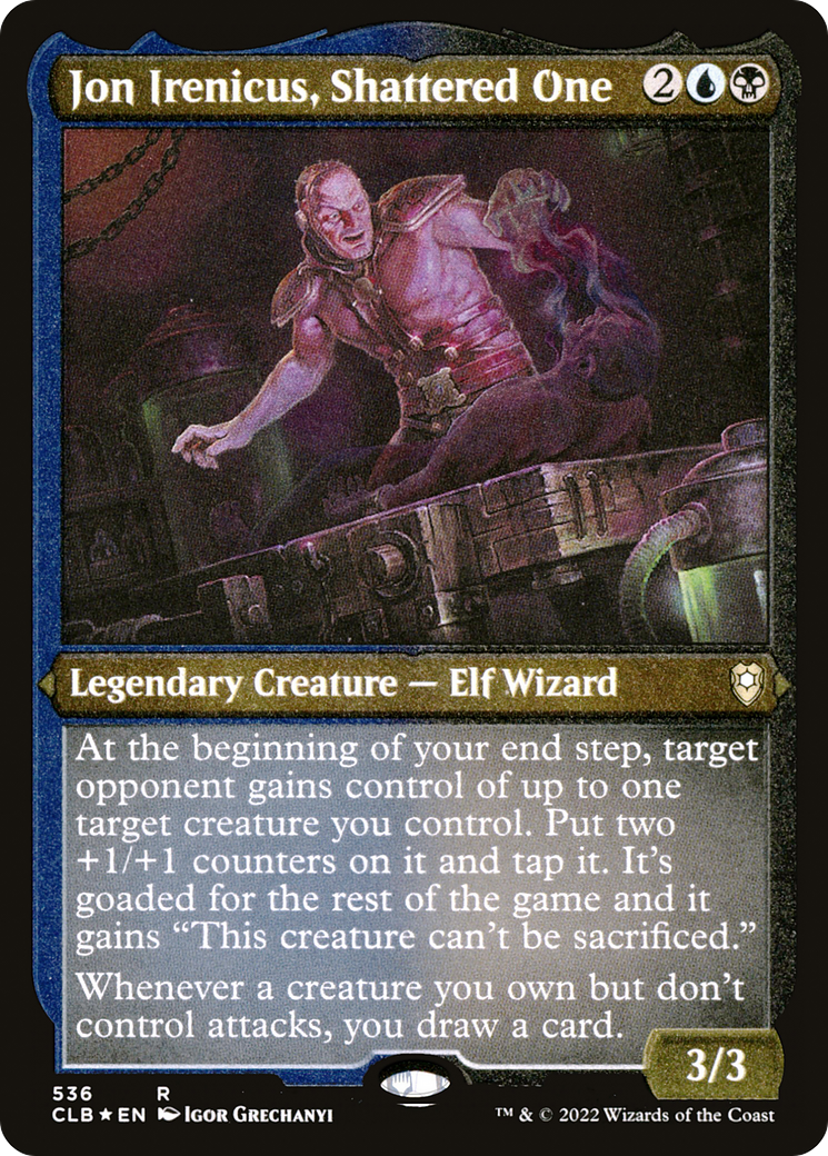 Jon Irenicus, Shattered One (Foil Etched) [Commander Legends: Battle for Baldur's Gate]