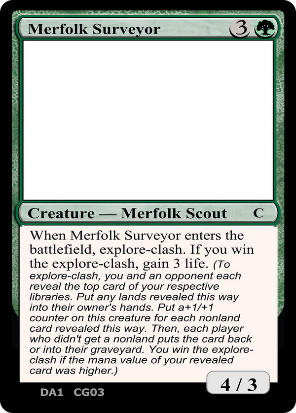 Merfolk Surveyor (UNK-CG03D) - Unknown Event