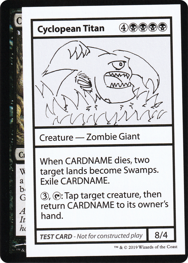 Cyclopean Titan (2021 Edition) [Mystery Booster Playtest Cards]