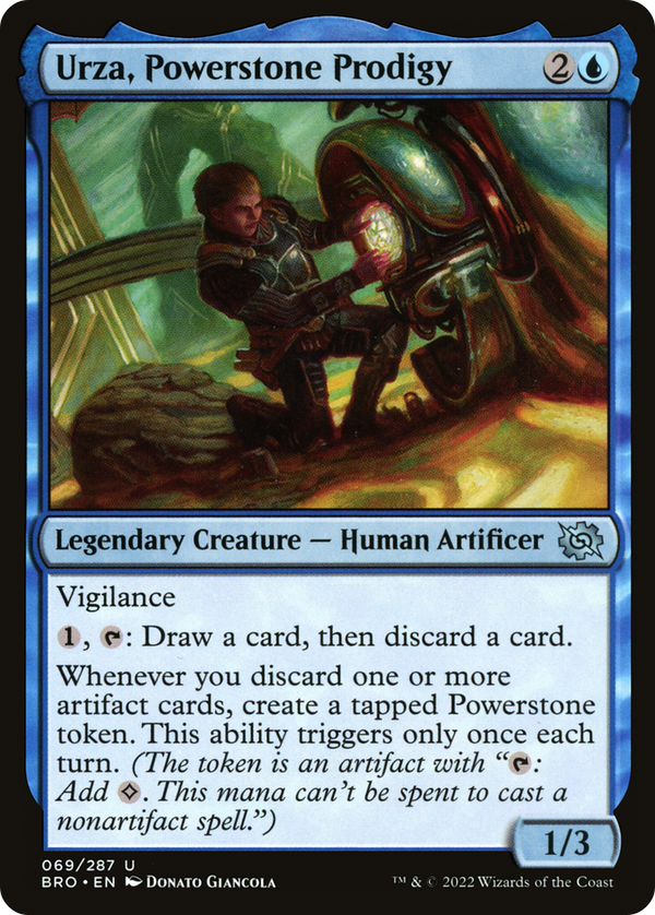 Urza, Powerstone Prodigy [The Brothers' War]