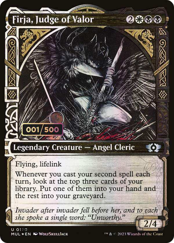 Firja, Judge of Valor (Serialized) [Multiverse Legends]