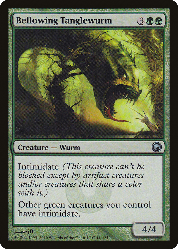 Bellowing Tanglewurm [Scars of Mirrodin]