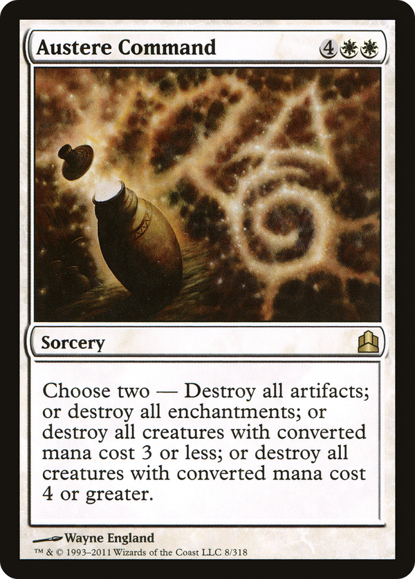 Austere Command [Commander 2011]